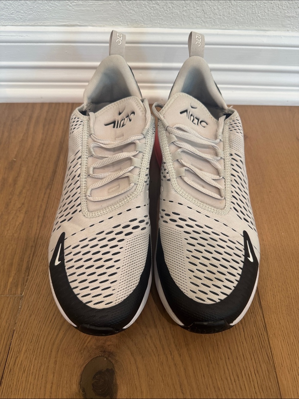 Nike Men's Athletic Shoes - Light Beige and Black